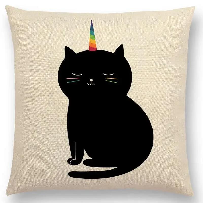 Latest Day Night Sun Moon Child With Animals Friends Wolf Bear Elephant Rabbit Cushion Cover Home Decor Sofa Throw Pillow Case