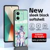 Shangri-La Frontier  Phone Case For Redmi Note 14 13 12 11 Pro Plus S 5G 14C A3 Soft Black Phone Cover