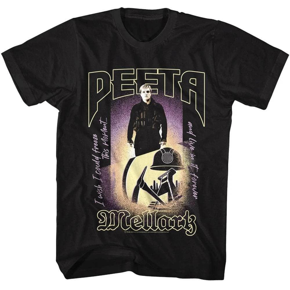 Hunger Games Peeta Mellark Freeze This Moment Men s T Shirt 3XL