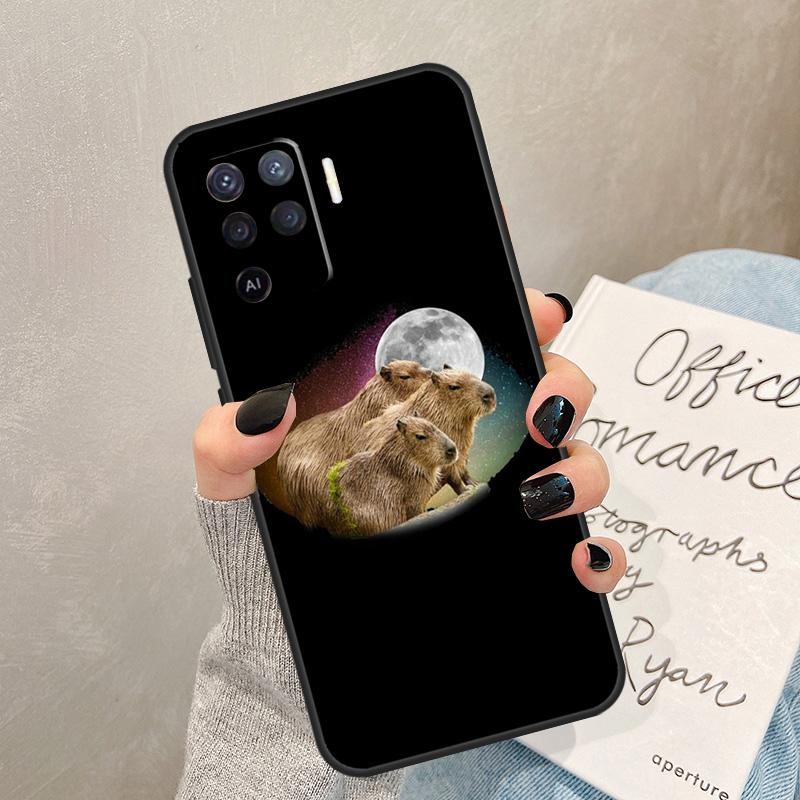 

Funny Capybara Case For Oppo A54 A74 A94 A17 A57 A77 A76 A16 A96 A18 A60 A80 A40 A38 A58 A78 A98 A15 A5 Pro OPPO A38 4G