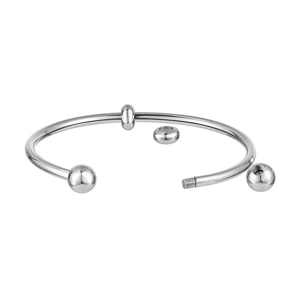 Women’s Titanium Steel Waterproof Beaded Elastic Bracelet