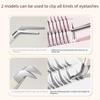 BQI High-Precision Gold Feather Eyelash Tweezers for False Lash Application