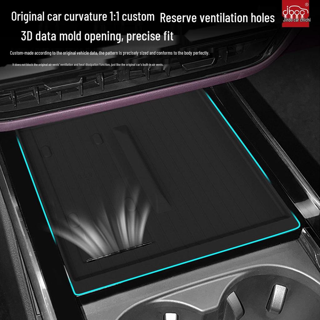 Mazda EZ60 Silikon Kabelloses Lade-Anti-Rutsch-Telefonpad für Mittelkonsolen-Innenraumdekoration.