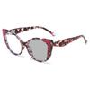 Luxury Designer Triangle Cat Eye Photochromic Myopia Glasses Male and Female Anti Blue Light Minus Sight Glasses Diopter To-4.0