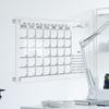Clear Acrylic Weekly Dry Erase Calendar To Do List Whiteboard 7 Day Planner for Meal Planning & Grocery Shopping Lists