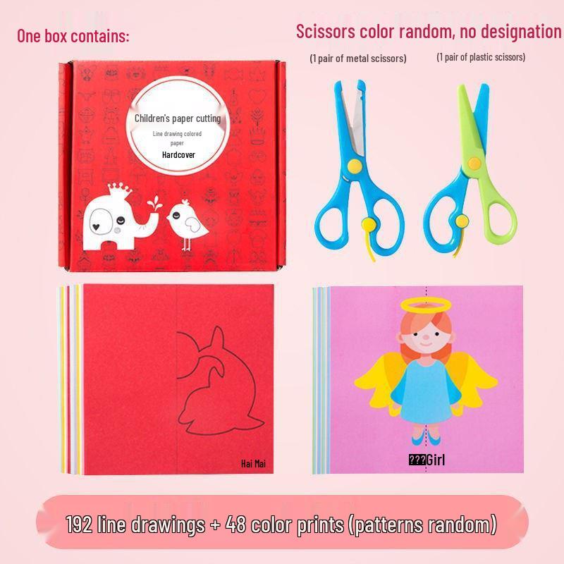 Handmade Educational Paper Cutting Art Materials for Preschool & Kindergarten