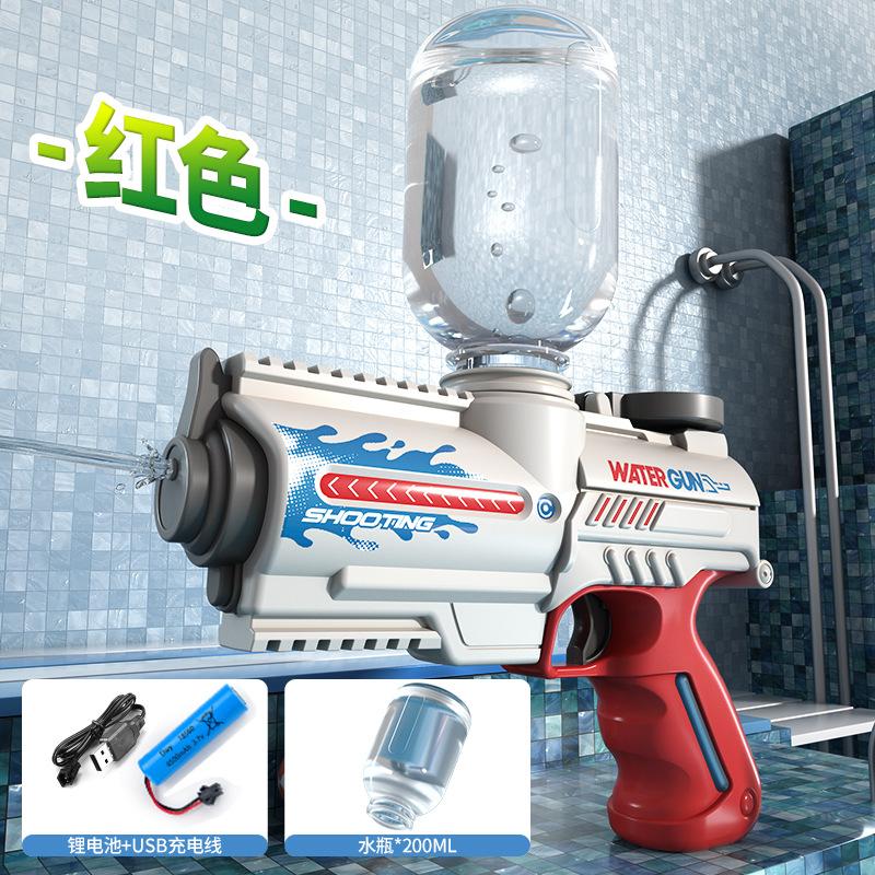 אקדח מים חשמלי M416 למבוגרים, התזה עוצמתית, התזת מים אוטומטית, צעצועי חוף לילדים בקיץ, מתנה לילדים