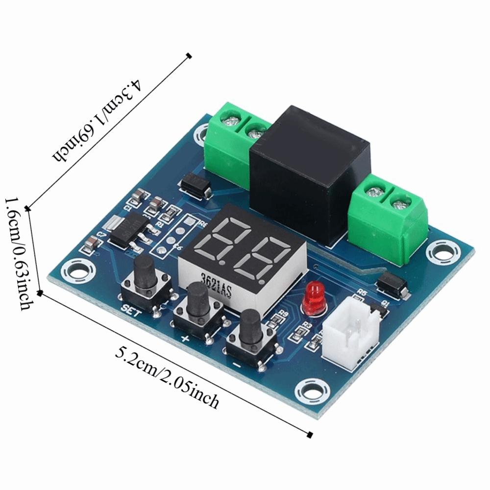 XH-M214 Moisture Controller Module DC12V Digital Display Humidity Controller Board 0-10A Digital Humidity Module Plant Watering