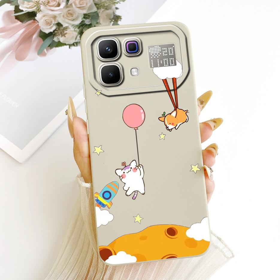 Für Infinix Note 60 Pro Hülle X6878 Niedliche Katze Astronaut Cartoon Hülle Weiche Silikonhülle Für Infinix Note 60 Ultra Note60 Pro Taschen