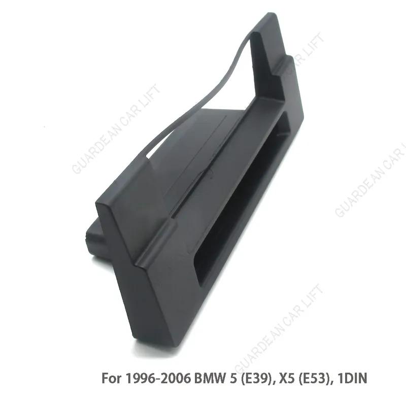 Car Radio Fascia Panel 1DIN Audio Fascia DVD Player Frame For 1996-2006 BMW 5 (E39), X5 (E53) Dash Trim Installation Kit