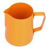 600ml Rostfritt Stål Skumkanna Mjölk Kaffe Skumkanna med Spetsig Hällpip för HemmetOrange