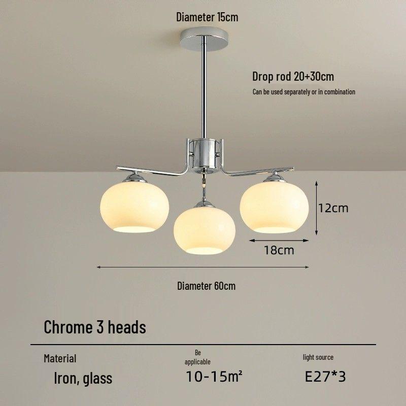 Modern Nordic Cream Chandelier - Luxury Living Room & Restaurant Lighting