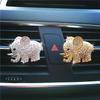 Bling Elephant Car Air Conditioner Air Outlet Perfume Clip Car Perfume Air Freshener Diamond Elephant Auto Interior Decoration