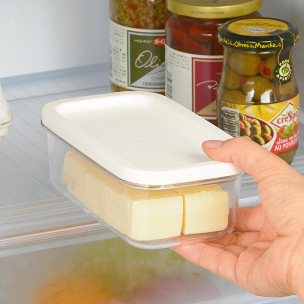 Chladnička Box na máslo s víkem Pouzdro na krájení Nůž Gadget Kuchyňské těsnění Skladování Nádobí na krájení másla Nádobka na sýr