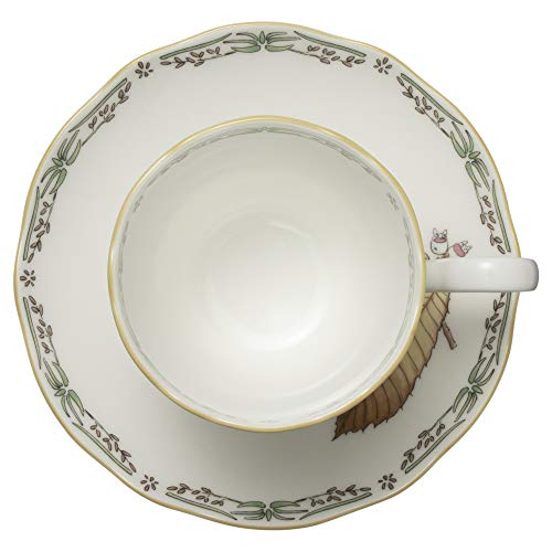 Noritake Untertasse (Paar Set) (Kaffee Tee) 250cc Mein Nachbar Totoro Mikrowellengeeignet Knochenporzellan (TP97889/4924-38)