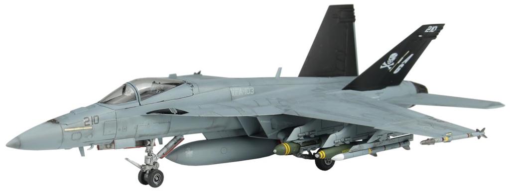 Platz American Fighter Super Hornet Jolly Rogers Plastic Model 1/72 Carrier-Based F/A-18E VFA-103 AE-43 (Airplane)