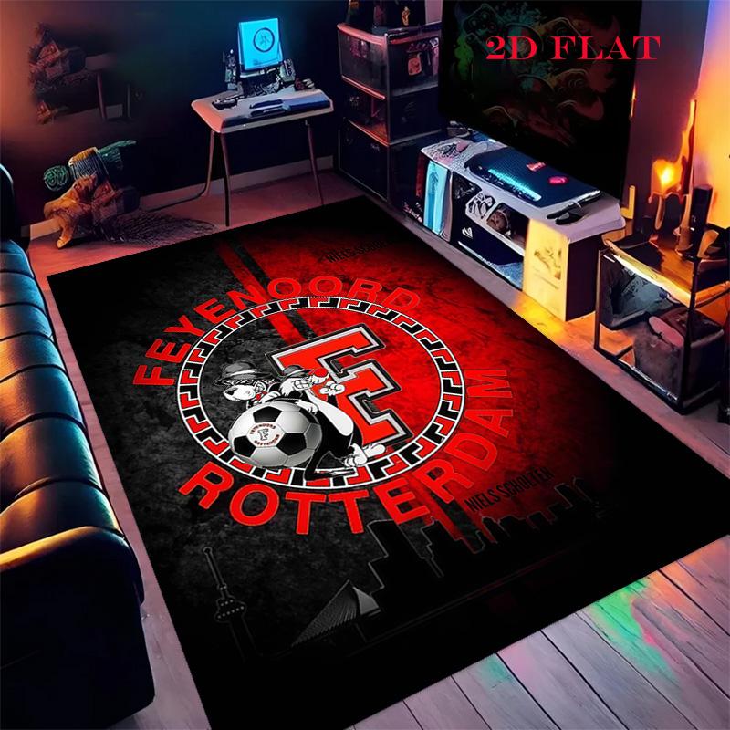 

Feyenoord poster Carpet Rug for Living Room Bedroom Home Sofa Decoration,Kids play Nonslip Floor Mat 40x60cm( 15x23in )