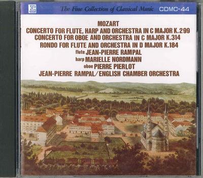 CD  - Concerto for Flute and Harp CDMC44 ERATO Japan Classical Used