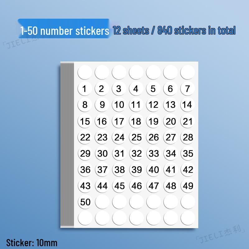 Цифровые стикеры: Маленькие круглые самоклеящиеся бумажные этикетки для записи