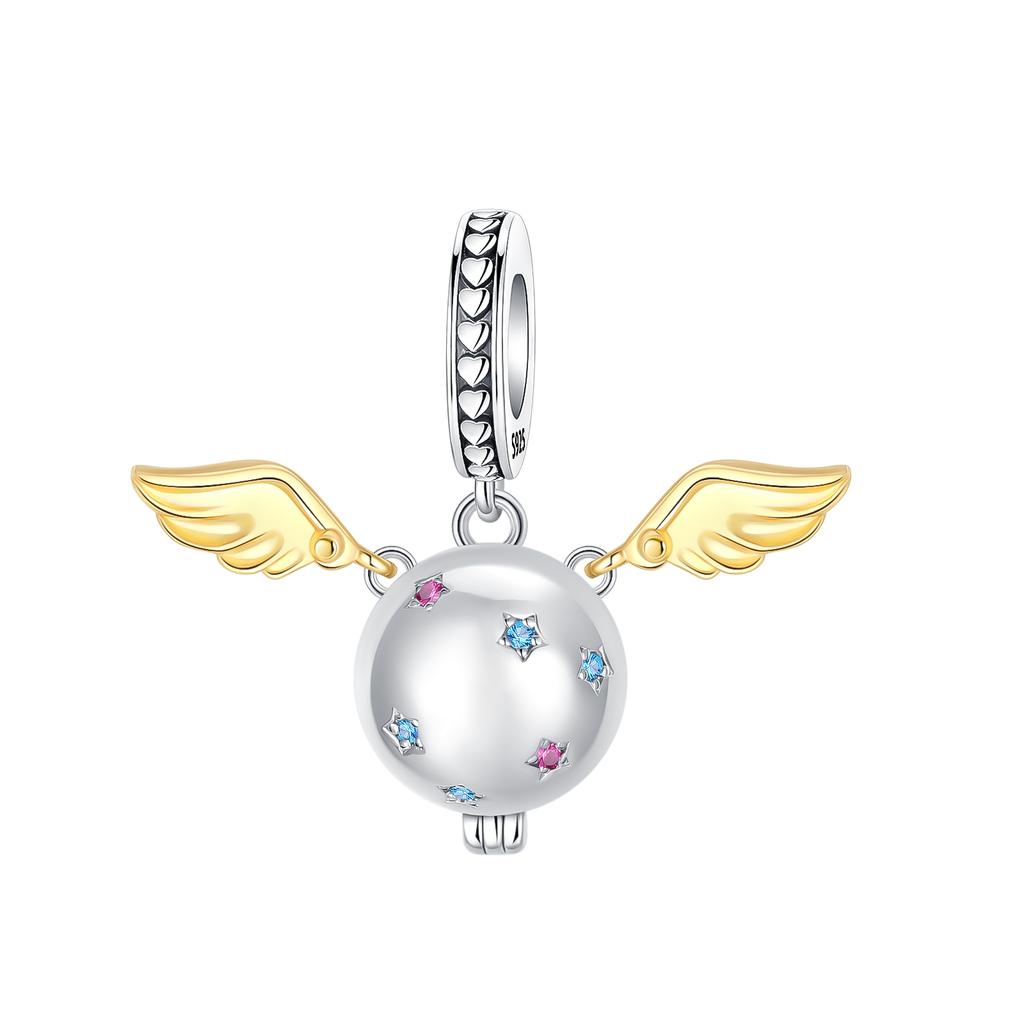 New Copper Angel Wing Charms Heart Bird Pig Pendants Fit Original Bracelets Necklaces Womens Fine Diy Jewelry Gifts