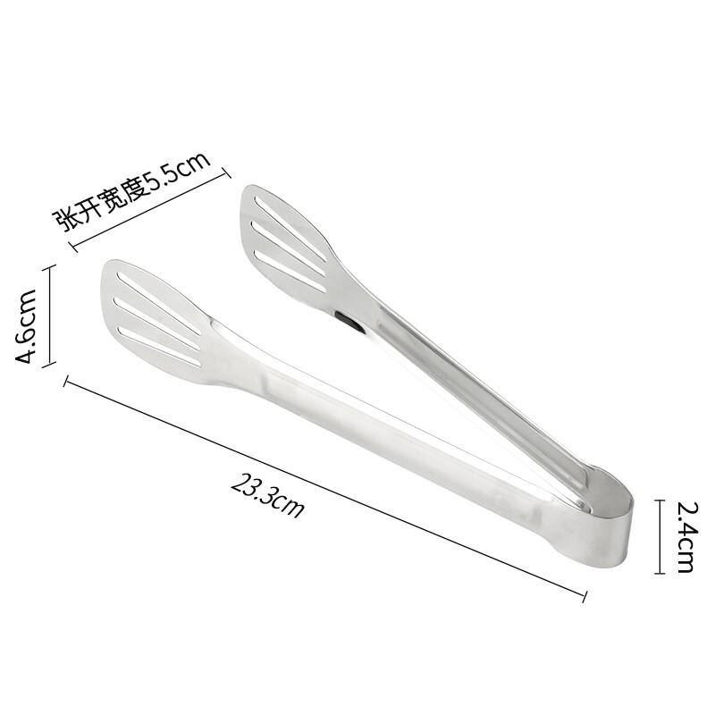 Baijie 304 Stainless Steel Multifunctional Food Tongs
