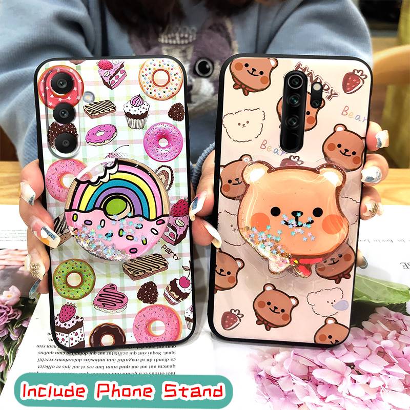 Rotatable stand Kickstand Phone Case For Samsung Galaxy M56 5G/SM-M566B Simplicity cute Durable Skin feel silicone TPU