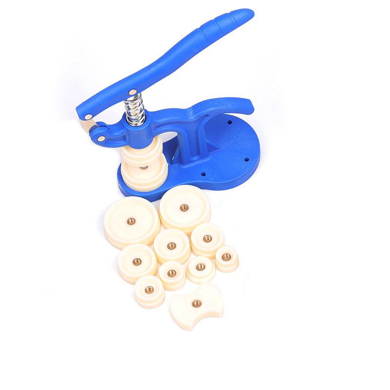 Watch Back Press Tool Set Nylon Prevent Slip Fitting Dies Nylon Watch Case Closer Watch Repair Tool Kit for Watchmaker 12pcs