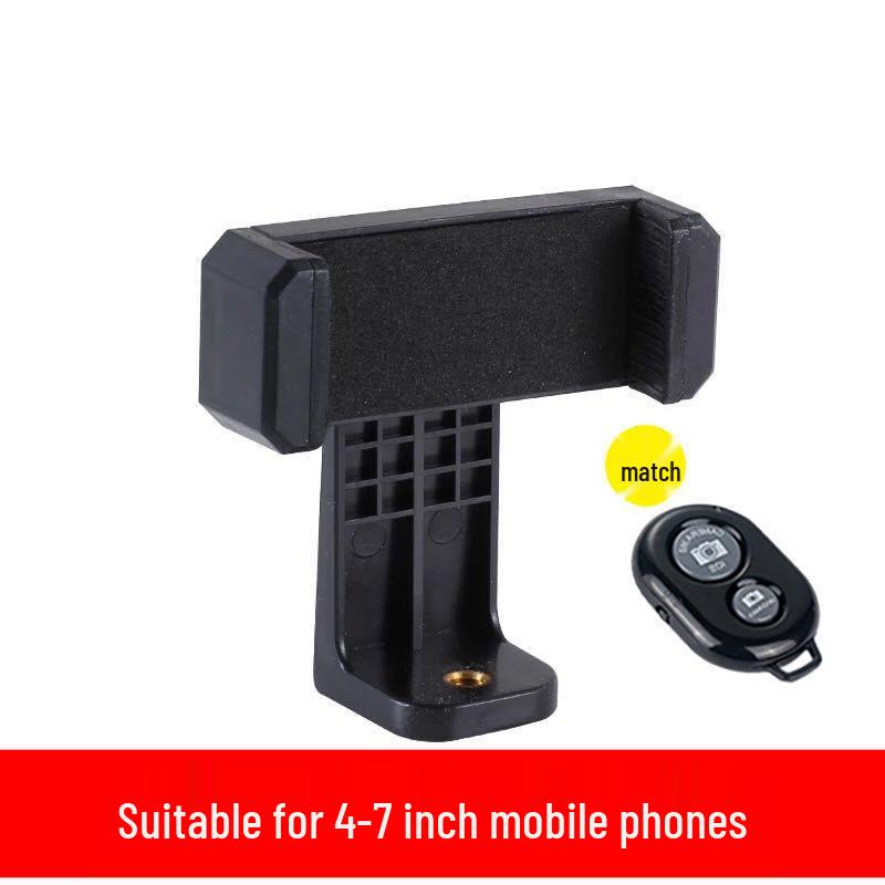Multi-Angle Phone & Tablet Selfie Tripod Stand with Universal Screw Clip