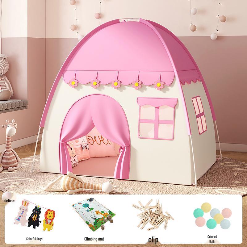 Princess Castle Indoor Tent for Kids - No Installation Required