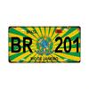 Retro Car 2D Metal Sign, Aluminum Wall Decor 15x30cm