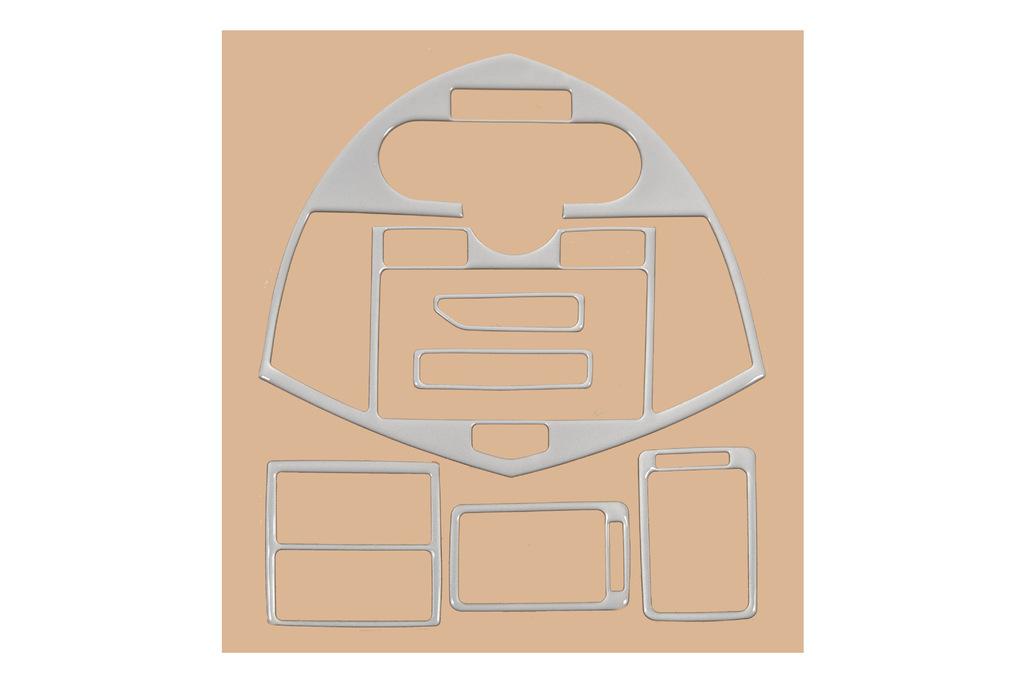 

Накладки на панель (2002-2006) Алюміній для Kia Carens