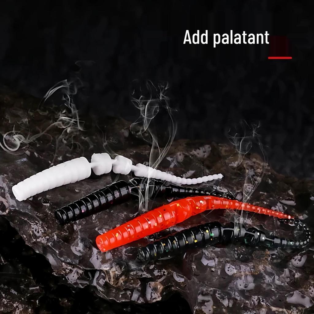 Multi-Jointed Micro-Lure: Needle Tail Soft Bait for Aspius, Perch, Tilapia, and Sunfish Fishing