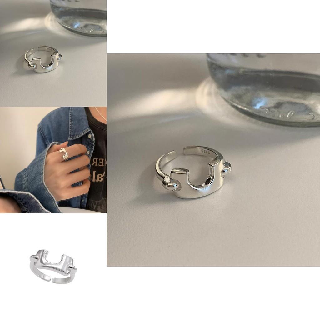Trendy Adjustable U Shape Ring For Women Unique Korean Style Fashion Accessory