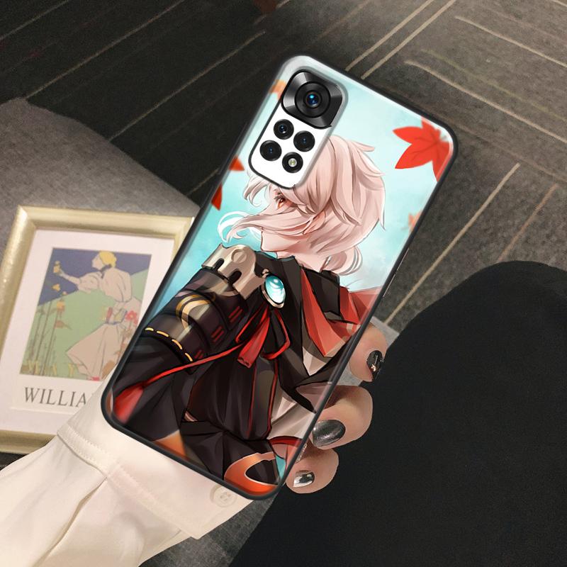 Genshin Impact Kaedehara Kazuha Funda For Xiaomi Redmi Note 13 14 Pro 9 10 11 12 Pro 10S 11S 12S Redmi 13C 10C 12C 14C Case