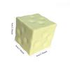 1 Pieza Cubo de Queso Gigante Pelota Antiestrés Forma Grande de Queso Pelota Moldeable para Apretar No Rebota Juguete Fidget ASMR Sensorial Anti-Estrés Regalo de Festival