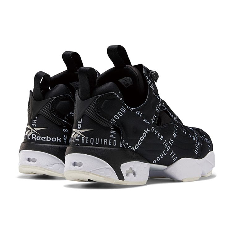 Reebok Instapump Fury Fabric Comfortable Low-Top Lifestyle Sneakers Women sneakers Black FV0406