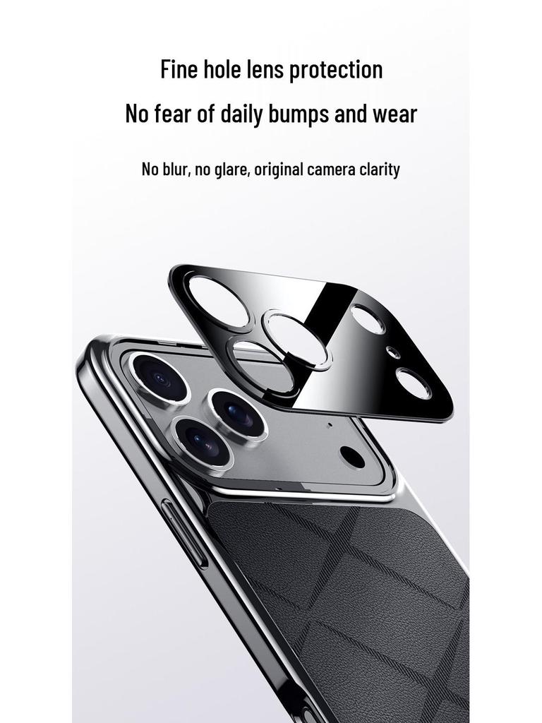 iPhone 17 Pro Max Ultra-Thin Luxury Leather Case: High-End Personalized Soft Cover