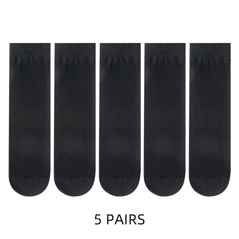 

Женские летние хрустальные носки из нейлонового шелка, легкие, тонкие, дышащие, мягкие носки до щиколотки, наборы по 20 пар, усиленный носок One Size