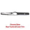 För Toyota Highlander Kluger 2003 2004 2005 2006 2007 Högkvalitativ ABS Krompläterad Bakre Bagagelucka Cover Trim Bilstyling