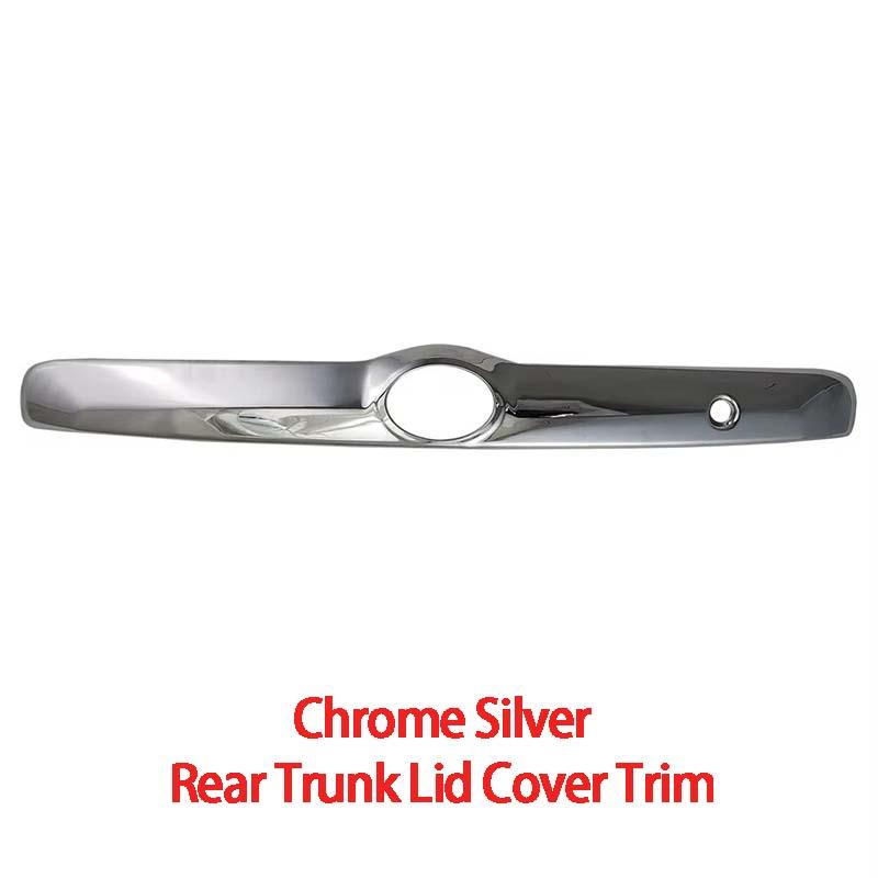 For Toyota Highlander Kluger 2003 2004 2005 2006 2007 High-quality ABS Chrome plated Rear Trunk Lid Cover Trim Car-styling Chrome Silver
