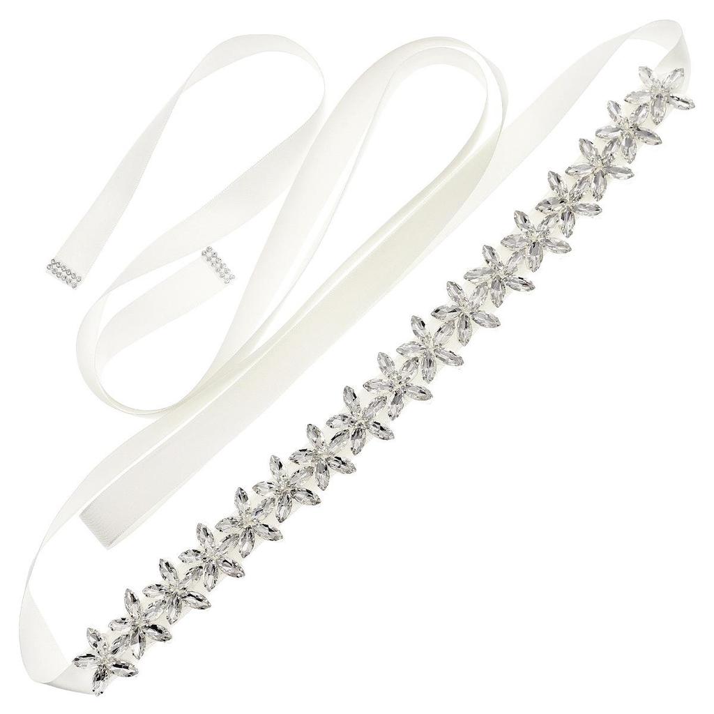 High-End Rhinestone Belt: Elegant Bridal and Evening Gown Waist Accessory