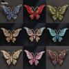 Broche Mariposa de Cristal Acrílico - Elegante Accesorio para Traje de Mujer y Cheongsam