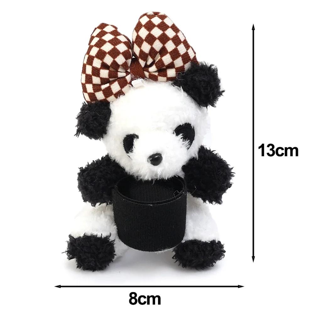 Auto Schalthebel Riemen Deko Ornamente Lenkrad Dekoration Blinker Scheibenwischer Ganghalter Dekorative Panda Puppe