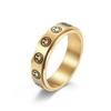2026 Neutral Wind Smiley Face Can Rotate The Ring To Relieve Anxiety and Decompress, and Rotate The Hand Jewelry.