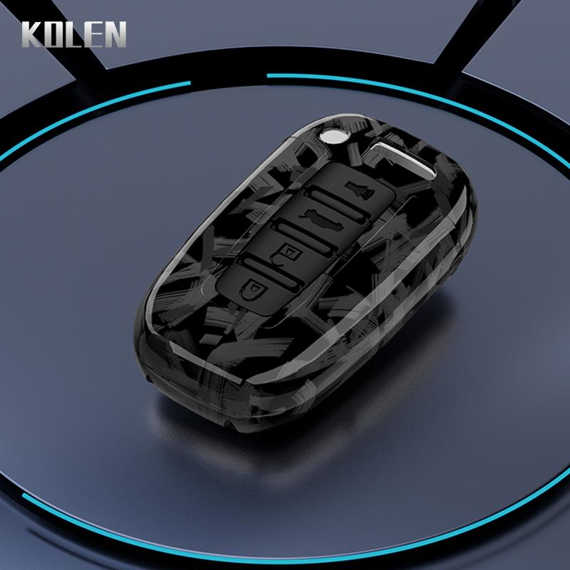 

Abs Carbon Fiber Car Key Case Cover For Hyundai Ix35 Elantra Sonata 8 9 For Kia Sportage K5 K2 Sorento Optima Forte Shell Fob