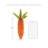 Jellycat Vivacious Vegetable Carrot Plush Toy 6.5" - Stuffed Vegetable - Great Gift Idea