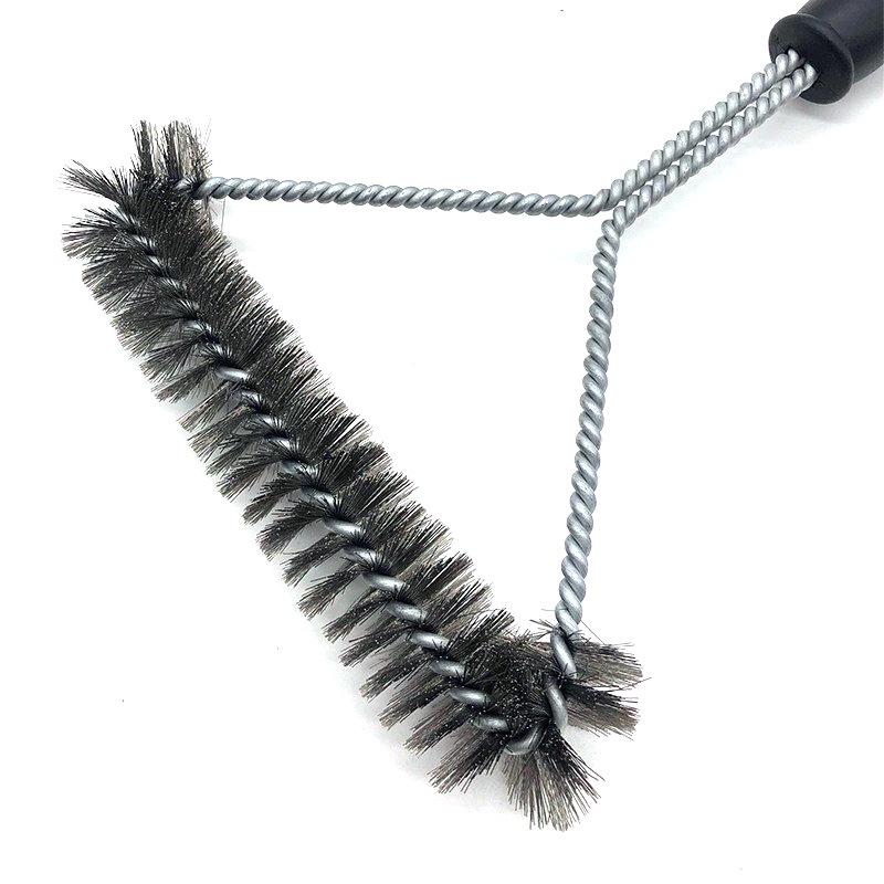 Stainless Steel BBQ Grill Cleaning Brush - Wire Bristle Barbecue Tool