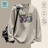 Jeanswest Life Men's Graphic Print Crew Neck Long-Sleeve T-Shirt