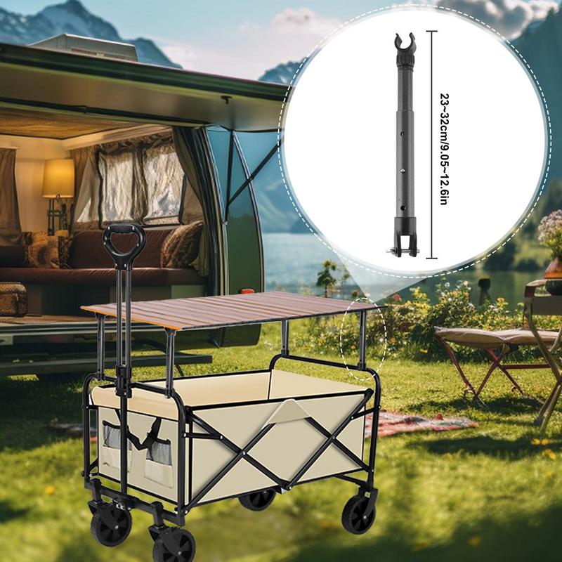 Folding Wagons Bracket Accessory Desktop Telescopic Pole For Camping Trolley Folding Table Leg Camping Cart Table Telescopic Rod