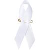 100pcs Awareness Enamel Lapel Pin Ribbon Brooch Breast Cancers Health Care Public Welfare Badges Jewelry Accessories